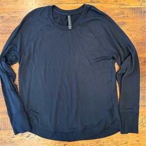 Athleta Black Luxe Sweatshirt - only worn once